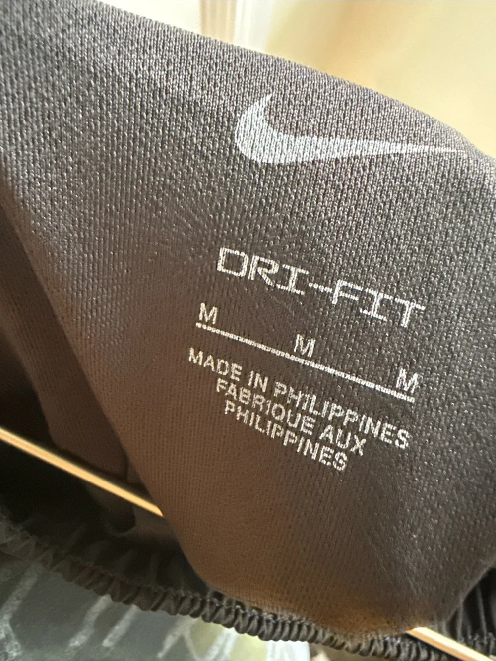 Nike Women's Black Athletic Running Shorts with Reflective Swoosh